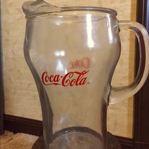Coca-cola Glass Pitcher